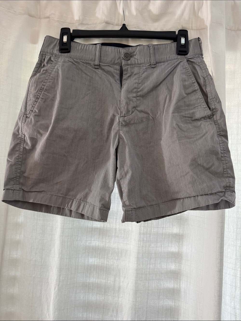 Abercrombie & Fitch Gray Flat-Front Men's Shorts